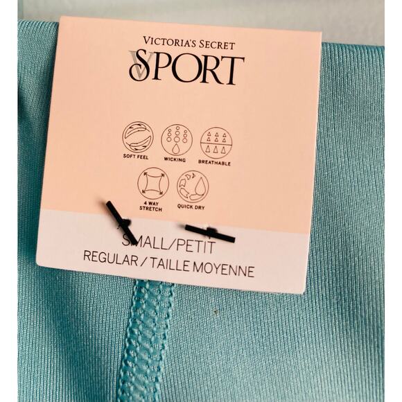 Victoria's Secret Essential Leggings High Rise Small or Medium Blue NWT - Picture 5 of 12